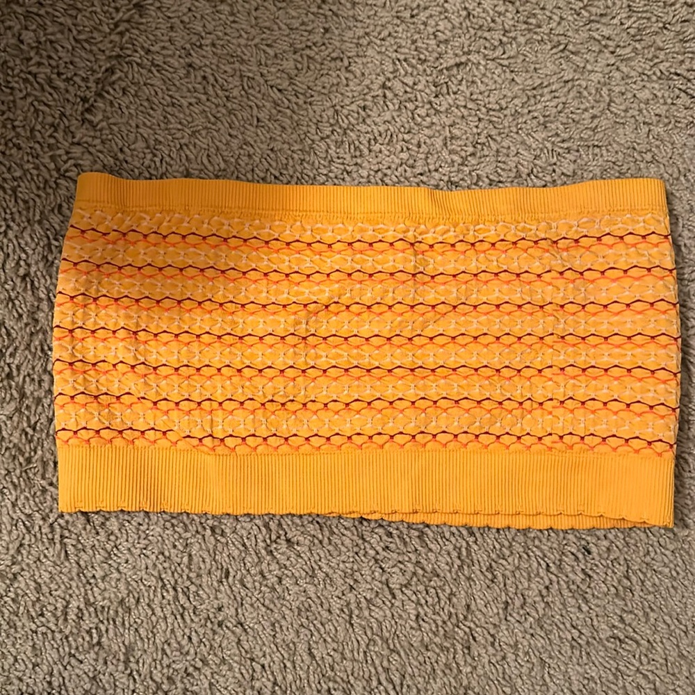 Aerie orange tube top. Size large.